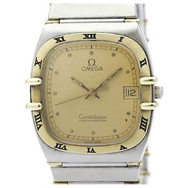 Relógio OMEGA Constellation em ouro 18K e aço, quartzo para homem