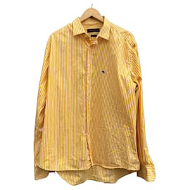 Etro Milano Camicia in Cotone a Righe Slim Fit