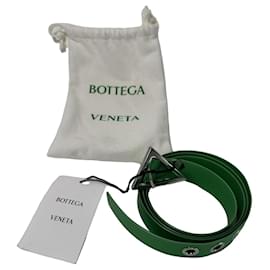 Bottega Veneta Double Gummy Gürtel Parakeet Green Größe 115