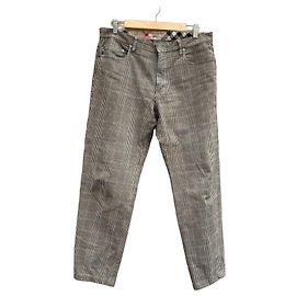 Burberry London Herrenhose mit Glencheck-Muster in Grau