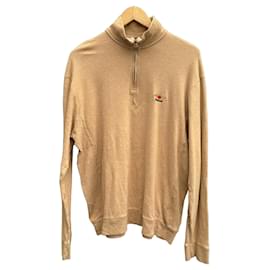 Ralph Lauren Polo Golf Maglione con Mezza Zip - Beige