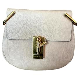 Borsa a tracolla Drew in pelle rosa cipria - Chloé