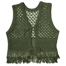 Autre Marque BEAUTY&YOUTH UNITED ARROWS 25SS Chaleco 2way de poliéster con flecos