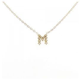 Autre Marque Collana con Iniziale AHKAH Au750 Diamond