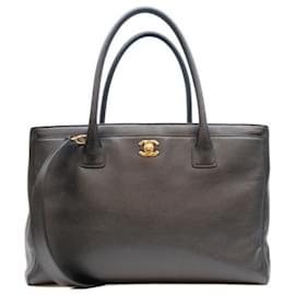 Chanel Grained Calfskin 2-Way Executive Tote Bag