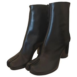 Maison Martin Margiela Maison Margiela Botines Tabi de piel