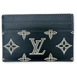 Tarjetero Monogram Shadow azul marino Louis Vuitton