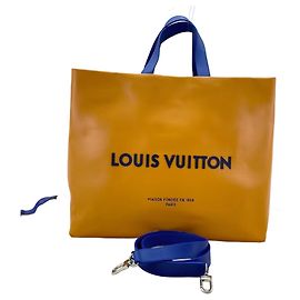 Borsa Shopper Tote MM Louis Vuitton in Arancione