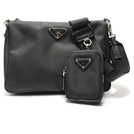 Borsa a tracolla Prada PRADA Triangle Plate con pochette