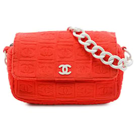 Borsa Chanel Orange Terry Cloth Sport Line