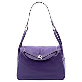 Hermès Purple Swift Lindy 34