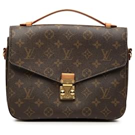 Louis Vuitton Marrone Monogram Pochette Metis