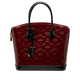 Louis Vuitton Red Monogram Vernis Lockit PM