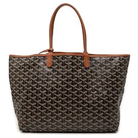 Goyard Black Goyardine Saint Louis PM