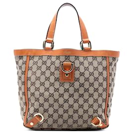 Gucci Abbey Tote aus beigem GG Canvas