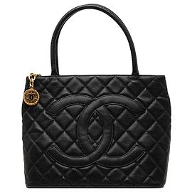 Tote Chanel Black Caviar Medallion