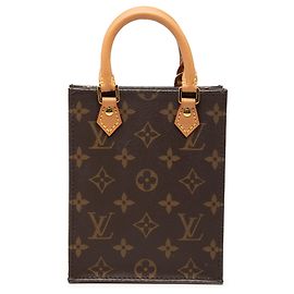 Louis Vuitton Petit Sac Plat Monogram Marrone