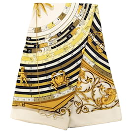 Sciarpa in seta Hermès Beige Dies et Hore 90