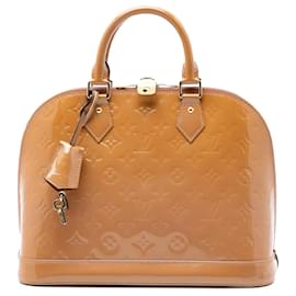 Louis Vuitton Alma PM in monogram vernis marrone