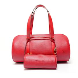 Borsa a Spalla Louis Vuitton Epi Soufflot - Rosso