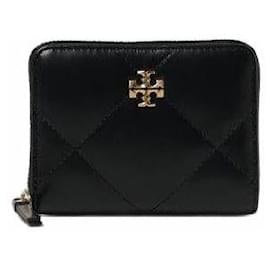 Diamond Quilted Small Around Wallet Key - Tory Burch
