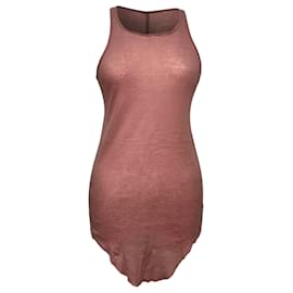 Rick Owens Tank Top aus rosa Baumwolle