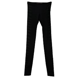 Pantalon skinny à motifs Rick Owens en coton noir