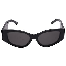 Occhiali da sole Balenciaga Bossy Round AF in acetato nero