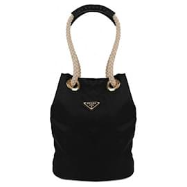 Prada Piccola borsa a secchiello in re-nylon