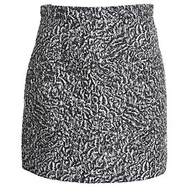 Balenciaga Minifalda de jacquard Balmain en poliéster negro