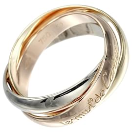 Anello Cartier Trinity in oro 18K rosa bianco e giallo