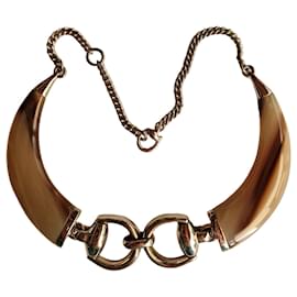 Gucci Collana in corno e argento 925