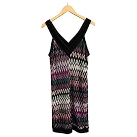 Missoni Zigzag ärmelloses Strickkleid