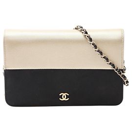 Borsa a tracolla Chanel Matelassé Bicolor