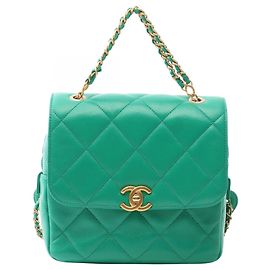 Mochila Chanel Matelassé Verde