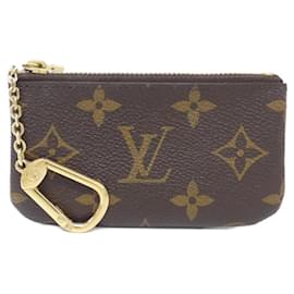 Louis Vuitton Monogram Pochette Clé Coin y Funda para llaves