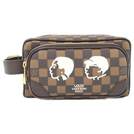 Louis Vuitton Damier Friendship Dopp Kit N40800 Borsa a mano