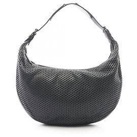 Borsa Hobo in pelle nera Christian Dior