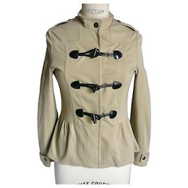 Burberry Mädchen Baumwoll-Dufflejacke - Sand - 14 Jahre