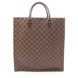 Louis Vuitton Sac Plat Damier Ebene Tote Bag