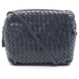 Borsa Bottega Veneta Intrecciato Navy