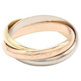 Cartier Trinity Ring aus Weißgold Gelbgold und Roségold