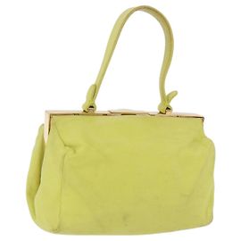 Pochette in Pelle Miu Miu Verde Oro Auth bs35699A