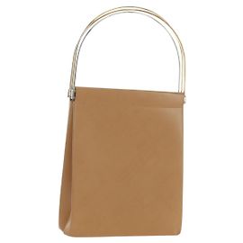 Borsa CARTIER in pelle beige oro Auth 185857M