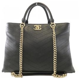 Borsa Chanel 57553 in pelle di vitello nera