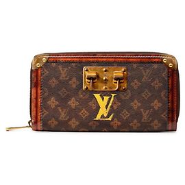 Louis Vuitton Monogram Transformed Trunk Time Zippy Wallet