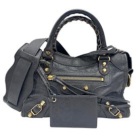 Borsa a mano Balenciaga Mini City in pelle