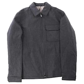 Cappotto in lana Corneliani in grigio, Taglia 50 IT