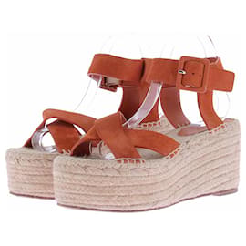 Espadrilles in scamosciato arancione - Céline