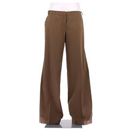 Dior Hose in Khakibraun aus Baumwolle Größe 40